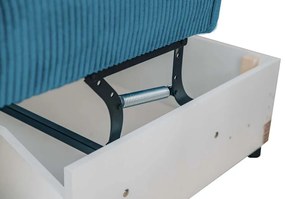 Smart kinyitható univerzális kanapé, türkiz