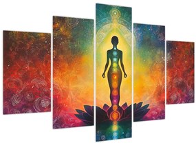 Kép - Nő és csakrák (150x105 cm)