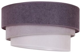 Duolla - Mennyezeti lámpa TRIO 1xE27/15W/230V á. 45 cm antracit/szürke/fehér