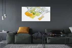 Üvegképek víz citrus 125x50 cm