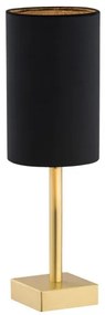 Argon 8031 - Asztali lámpa ABRUZZO 1xE14/7W/230V sárgaréz/fekete