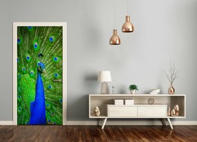Ajtó tapéta Páva 75x205 cm