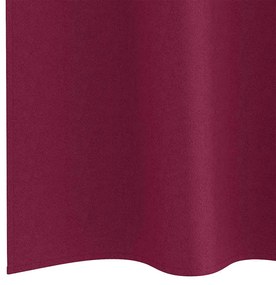Függönyök függönyökkel 2 pcs Bordó 245x140cm Poliészter