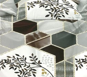 Pamut ágynemű Homa GILBERT HEXA 3 részes 140x200 cm