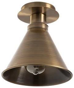 Bronzszínű mennyezeti lámpa fém búrával ø 20 cm Berceste – Opviq lights