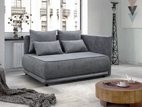 Kihúzható kanapé, szürke, jobbos, LIAMI