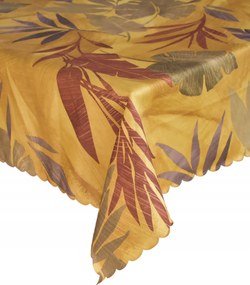 Abrosz Foltálló Fall Mustár Csillogó 130X270 CM