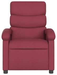 bordó dönthető szövet masszázsfotel