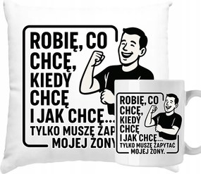 Párna Bögre Férjnek Azt csinálok, amit akarok Csak megkérdezem a feleségemet
