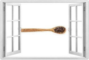 Poszterek 90x60 Természetes kávé szemes