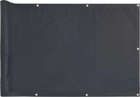 vidaXL antracitszürke PVC belátás elleni erkélyparaván 500x90 cm