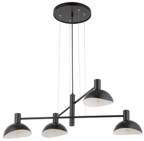 Csillár zsinóron ARTIS 4xE14/40W/230V fekete