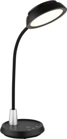 Globo 58496S - KIRK érintésvezérelt, fényerőszabályozható LED asztali lámpa LED/12W/230V fekete