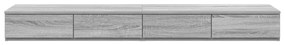 Éjjeli Asztalok Szürke sonoma Szerelt fa 160 x 36.5 x 16.5 cm