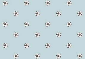 Parato Cristiana Masi Momi Goal fehér-fekete focis vlies tapéta – 4454