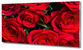 Egyedi üvegkép Vörös rózsák osh-76865971