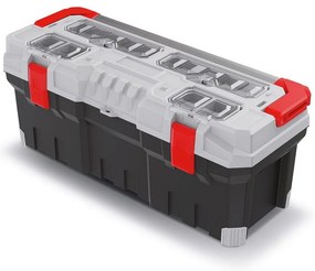 Szerszámtartó fém nyéllel 75,2 x 30 x 30,4 cm, szürke