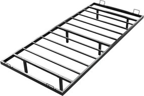 LED világítású egyszemélyes fém ágy 90x200 cm