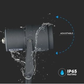 LED Kültéri lámpa LED/12W/230V 4000K antracit IP65