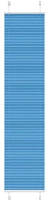 pliszírozott redőny kék 40x200 cm szövetszélesség 39,4 cm