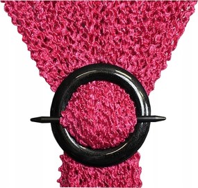 Függöny spagetti göndör bárány mintás függöny 140x250 cm magas fukszia