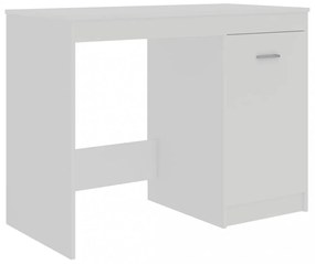 fehér szerelt fa íróasztal 100 x 50 x 76 cm
