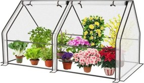 Fólia üvegház Sekey 180 × 90 × 90 cm – fehér