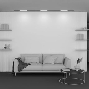 TR030-2-12W2.7K-B Basis Alumínium Sín lámpafej Fekete Színű LED 12 W 2700 Kelvin 800 Lumen IP20