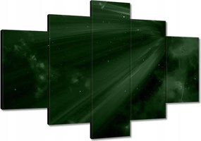 Vászonkép 120x80 Palackzöld Kozmosz