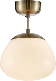 MARKSLÖJD 108544 RISE Glamour Mennyezeti Lámpa Fehér, Sárgaréz E27 IP20