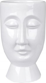 Váza kerámia fedél fehér Arc H28 DEcodomi