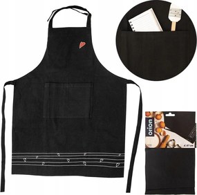 Konyhai Kötény Védő Pamut Kötött Szív Tömör Orion 87 x 70cm