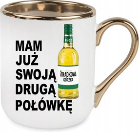 Bögre Elegáns Arany Már Megvan A Másik Felem Születésnapi Ajándék+csomagolás