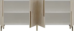 Evva 150 - White, Travertine, Gold