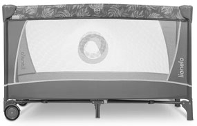 Lionelo - Utazóágy FLOWER Grey Stone