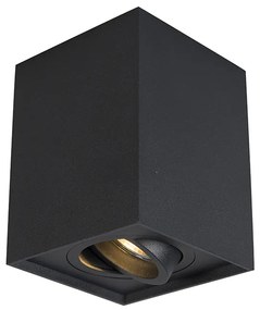 Fényvető fekete állítható - Quadro 1 up