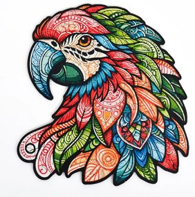 Trópusi papagáj fa puzzle