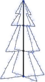 vidaXL 160 LED-es beltéri/kültéri kúp alakú karácsonyfa 78 x 120 cm