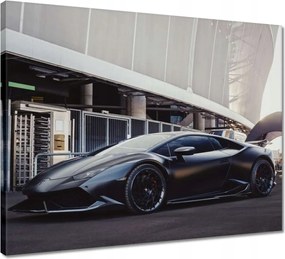 Vászonkép 50x40 Fekete sportautó
