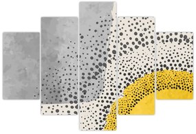 Kép - N⁰3 strand absztrakt festménye (150x105 cm)