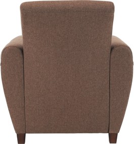 Fotel, sötétbézs, MILO