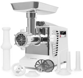 Klarstein Kraftprotz, elektromos húsdaráló, 700 W, réz motor, fehér/ezüst