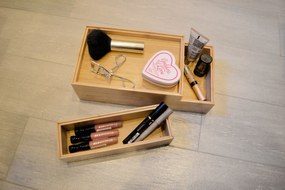 BISK Erga Laos, bambusz fürdőszobai konténer 23x15x4cm, natúr barna, ERG-08109