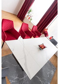 Westin III bővíthető étkezőasztal márvány hatású asztallappal 160-240cm