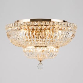 Maytoni DIA100-CL-12-G - Mennyezeti lámpa BASFOR 12xE14/60W/230V arany