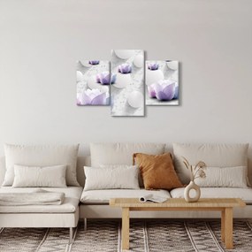 Kép virággal (90x60 cm)