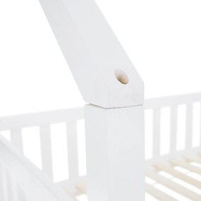 Montessori emeletes ágy, fehér, VENITA TYP 2