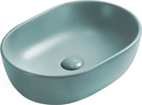 Mexen Viki 48 x 35 cm-es pult feletti mosdókagyló, világoszöld matt - 21054848