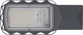 Led utcai lámpa Ipari út lámpatest 30W 3450lm 6500K IP65 Szürke