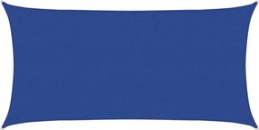 vidaXL kék HDPE napvitorla 160 g/m² 2,5 x 4,5 m